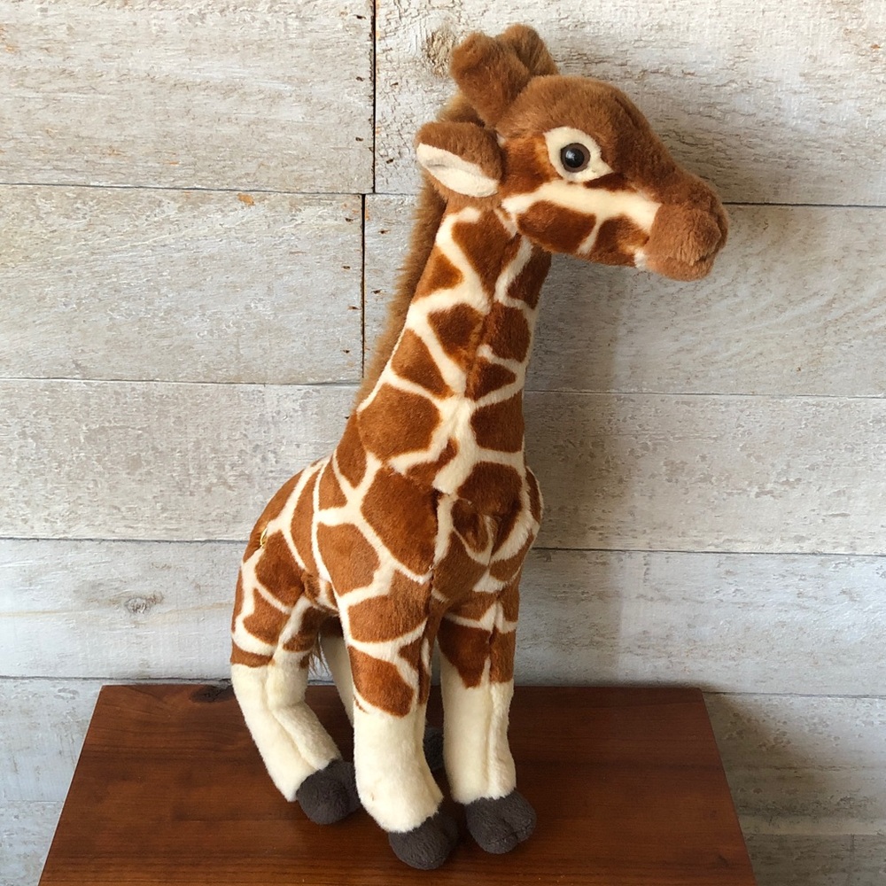 Webkinz Signature Ganz 14" Plush Giraffe WK1024 Rare Collectible